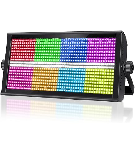 ENDYSHOW LED Stage Strobe Light,960 LEDs RGBW DJ Strobe Lights